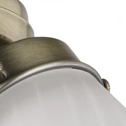 Coupon 🛒 Patriot Lighting® Cluster 3-Light Antique Brass LED Ceiling Fan Light ✔️ -Patriot Light Store 355 3110 FG