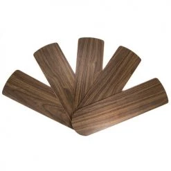 Discount 💯 Patriot Lighting® 52" Oak/Walnut Ceiling Fan Replacement Blades - 5 Pcs/set 🥰 -Patriot Light Store 355 9134 ALT 2 NEW