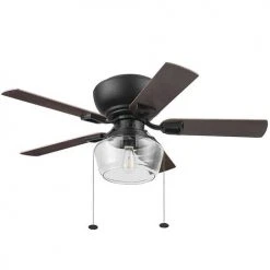 Cheapest 🔥 Patriot Lighting™ Anahy 44" Matte Black Indoor LED Ceiling Fan 😍 -Patriot Light Store 3550023 20752 Anahy Master2