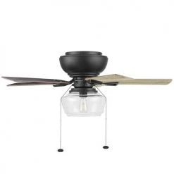 Cheapest 🔥 Patriot Lighting™ Anahy 44" Matte Black Indoor LED Ceiling Fan 😍 -Patriot Light Store 3550023 20752 Anahy Sideview