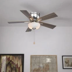 Best reviews of 🧨 Patriot Lighting™ Sabrina 42" Brushed Nickel LED Ceiling Fan ✨ -Patriot Light Store 3550082 Alt13