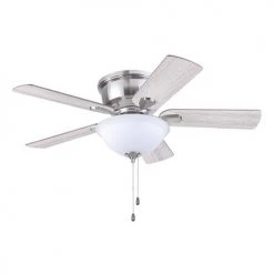 Promo ⌛ Patriot Lighting™ Austin 42" Brushed Nickel Indoor LED Ceiling Fan ✨