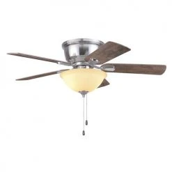 Promo ⌛ Patriot Lighting™ Austin 42" Brushed Nickel Indoor LED Ceiling Fan ✨ 20 Promo ⌛ Patriot Lighting™ Austin 42" Brushed Nickel Indoor LED Ceiling Fan ✨ -Patriot Light Store 3550108 20765 Persp2 LightOn B