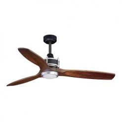 Cheapest ✔️ Patriot Lighting® Matrix 52" Matte Black & Brushed Silver Indoor/Outdoor LED Ceiling Fan ✔️ -Patriot Light Store 3550608 Alt1