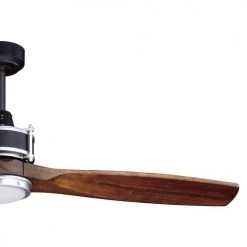 Cheapest ✔️ Patriot Lighting® Matrix 52" Matte Black & Brushed Silver Indoor/Outdoor LED Ceiling Fan ✔️ -Patriot Light Store 3550608 Alt5