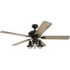 Flash Sale 🤩 Patriot Lighting™ Crown Point 52" Matte Black Industrial Indoor LED Ceiling Fan 😀 -Patriot Light Store 3550641 20675 Main