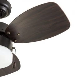 Promo 🎉 Patriot Lighting™ Gibson Street 30" Bronze Indoor LED Ceiling Fan 🔥 -Patriot Light Store 3550643 20677 BladeDetail