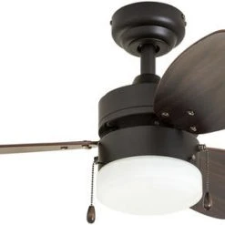 Promo 🎉 Patriot Lighting™ Gibson Street 30" Bronze Indoor LED Ceiling Fan 🔥