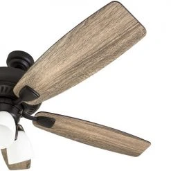 Hot Sale ⭐ Patriot Lighting™ Tisbury II 52" Bronze Indoor LED Ceiling Fan ⭐ -Patriot Light Store 3550678 20687 BladeDetail