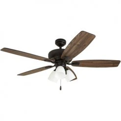 Hot Sale ⭐ Patriot Lighting™ Tisbury II 52" Bronze Indoor LED Ceiling Fan ⭐ -Patriot Light Store 3550678 20687 Main2