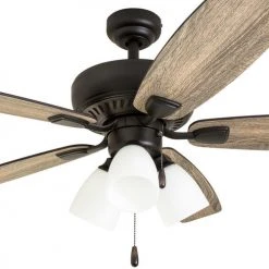 Hot Sale ⭐ Patriot Lighting™ Tisbury II 52" Bronze Indoor LED Ceiling Fan ⭐ -Patriot Light Store 3550678 20687 MainZoomed
