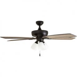 Hot Sale ⭐ Patriot Lighting™ Tisbury II 52" Bronze Indoor LED Ceiling Fan ⭐ -Patriot Light Store 3550678 20687 Side