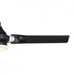 Best Sale ⭐ Patriot Lighting™ Istanbul 52" Black With Chrome Accent Indoor/Outdoor LED Ceiling Fan 🌟 -Patriot Light Store 3550703 Alt4