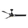 Best Sale ⭐ Patriot Lighting™ Istanbul 52" Black With Chrome Accent Indoor/Outdoor LED Ceiling Fan 🌟 -Patriot Light Store 3550703 Master