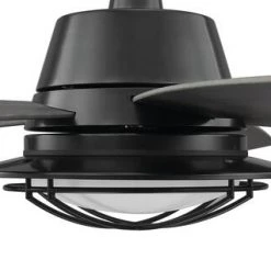 Promo ❤️ Patriot Lighting™ 54" Tess Matte Black Indoor/Outdoor Integrated LED Ceiling Fan 🔥 -Patriot Light Store 3550704 Alt5