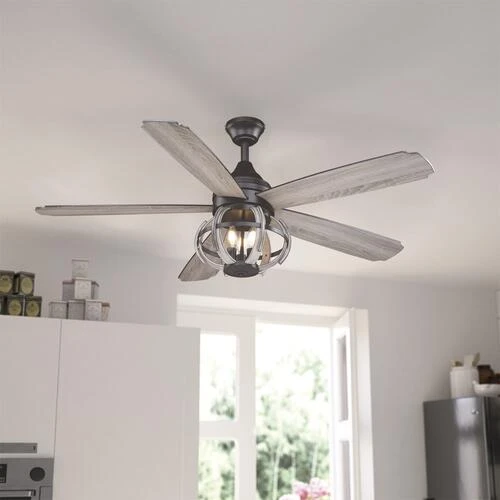 Best deal ⭐ Patriot Lighting® Elegant Home Nixie 52" New Bronze & Distressed Wood Indoor Ceiling Fan 💯 9 Best deal ⭐ Patriot Lighting® Elegant Home Nixie 52" New Bronze & Distressed Wood Indoor Ceiling Fan 💯 - Image 7
