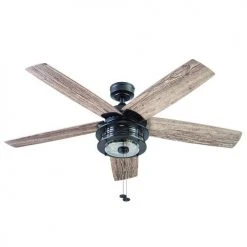 Coupon ⌛ Patriot Lighting™ Slade 52" Matte Black Indoor/Outdoor LED Ceiling Fan ⌛ -Patriot Light Store 3550710 ALT2