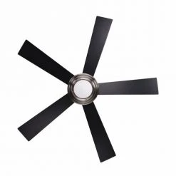 Brand new 😀 Patriot Lighting™ Kyoto 52" Brushed Nickel Indoor Integrated LED Ceiling Fan ⌛ -Patriot Light Store 3550733 Alt9