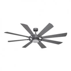 Best Sale ⌛ Patriot Lighting™ Holland 68" Painted Galvanized Indoor/Outdoor Integrated LED Ceiling Fan 🎉 -Patriot Light Store 3550735 Alt1