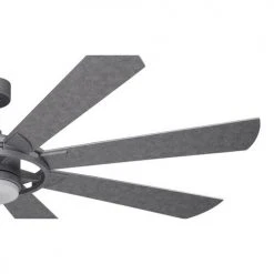 Best Sale ⌛ Patriot Lighting™ Holland 68" Painted Galvanized Indoor/Outdoor Integrated LED Ceiling Fan 🎉 -Patriot Light Store 3550735 Alt3