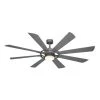 Best Sale ⌛ Patriot Lighting™ Holland 68" Painted Galvanized Indoor/Outdoor Integrated LED Ceiling Fan 🎉 -Patriot Light Store 3550735 Master