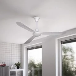 Cheapest 🔔 Patriot Lighting™ Industrial 56" White Indoor Ceiling Fan 🤩 -Patriot Light Store 3550736 Alt6
