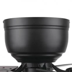 Flash Sale ⭐ Patriot Lighting™ Annetta 52" Matte Black LED Indoor/Outdoor Ceiling Fan 😍 -Patriot Light Store 3550748 20778 Housing Closeup