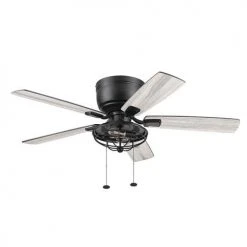 Flash Sale ⭐ Patriot Lighting™ Annetta 52" Matte Black LED Indoor/Outdoor Ceiling Fan 😍 -Patriot Light Store 3550748 20778 MASTER2