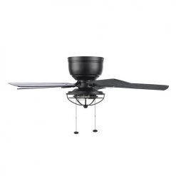 Flash Sale ⭐ Patriot Lighting™ Annetta 52" Matte Black LED Indoor/Outdoor Ceiling Fan 😍 -Patriot Light Store 3550748 20778 RS