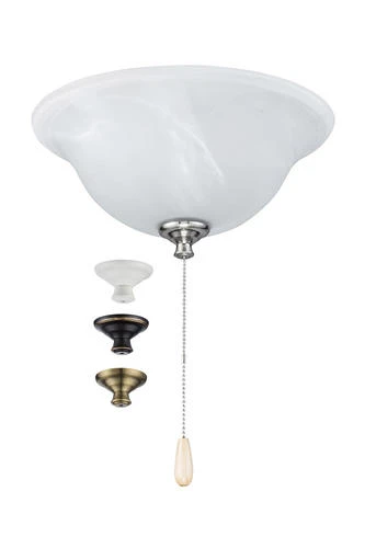Flash Sale 👏 Patriot Lighting® White Swirled Marble Bowl LED Ceiling Fan Light 🎁 4 Flash Sale 👏 Patriot Lighting® White Swirled Marble Bowl LED Ceiling Fan Light 🎁 - Image 2
