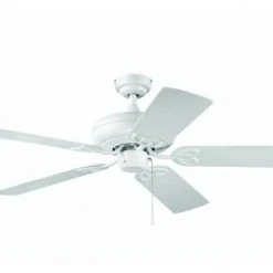 Hot Sale 👍 Patriot Lighting™ Pryce 52" White Indoor Ceiling Fan 🧨