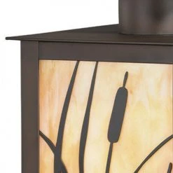Budget 🎉 Patriot Lighting® Cattail Burnished Bronze Outdoor Wall Light 🌟 -Patriot Light Store 356 2203 FG