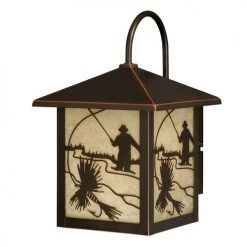 Top 10 🔥 Patriot Lighting® Fly Fish Burnished Bronze Outdoor Wall Light ⭐