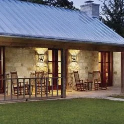 Outlet 💯 Patriot Lighting® Ranch Burnished Bronze Outdoor Wall Light 😉 -Patriot Light Store 356 2214 IU