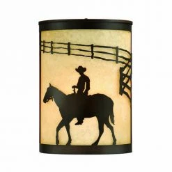 Outlet 💯 Patriot Lighting® Ranch Burnished Bronze Outdoor Wall Light 😉