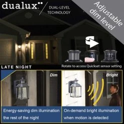 Hot Sale ✔️ Patriot Lighting® Eliza Textured Black LED Motion Sensor Outdoor Wall Light 🎁 10 Hot Sale ✔️ Patriot Lighting® Eliza Textured Black LED Motion Sensor Outdoor Wall Light 🎁 -Patriot Light Store 356 2242 IU 1 NEW