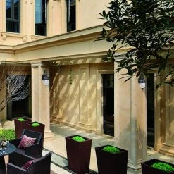 Cheapest 🎉 Patriot Lighting® Elegant Home Dualux Oaklynn Forged Sienna Motion Sensor Outdoor Security Wall Light ❤️ -Patriot Light Store 356 3836 IU