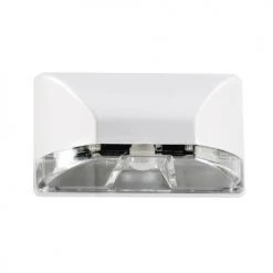 New 🎉 Patriot Lighting® White Keyhole Motion Sensor Outdoor Wall Light ✔️