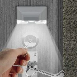 New 🎉 Patriot Lighting® White Keyhole Motion Sensor Outdoor Wall Light ✔️ 8 New 🎉 Patriot Lighting® White Keyhole Motion Sensor Outdoor Wall Light ✔️ -Patriot Light Store 356 4249 in use