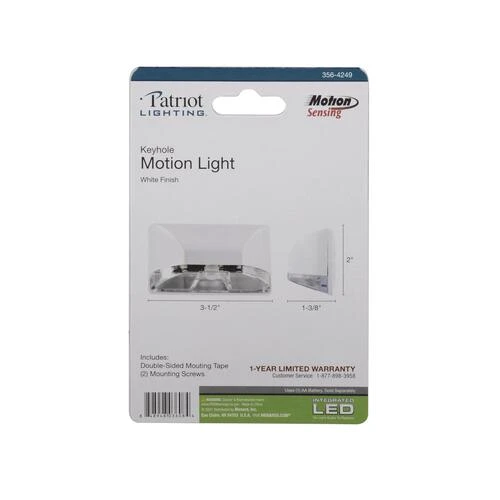 New 🎉 Patriot Lighting® White Keyhole Motion Sensor Outdoor Wall Light ✔️ 6 New 🎉 Patriot Lighting® White Keyhole Motion Sensor Outdoor Wall Light ✔️ - Image 4