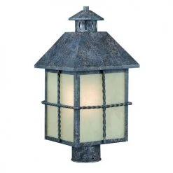 Deals 🔥 Patriot Lighting® Dayton Iron Patina Post Light 💯
