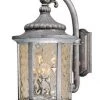Wholesale 😀 Patriot Lighting® Valencia Gilded Silver Outdoor Wall Light 😉 -Patriot Light Store 356 8283 NEW