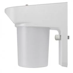 Budget ⭐ Patriot Lighting® White LED Dusk-to-Dawn Outdoor Security Jelly Jar 😀 -Patriot Light Store 356 9452 SideView