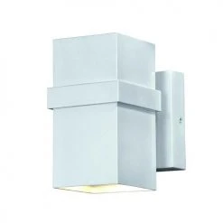 Wholesale ⭐ Patriot Lighting® Architecture Painted Satin Nickel Integrated LED Outdoor Wall Light 🔥 -Patriot Light Store 356 9937 P SF