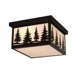 Promo ✨ Patriot Lighting® Forest Burnished Bronze Outdoor Ceiling Light ⌛