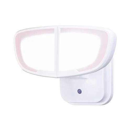 Budget ❤️ Patriot Lighting® Dualux White Integrated LED Dual Head Dusk-to-Dawn Security Flood Light ⌛ 3 Budget ❤️ Patriot Lighting® Dualux White Integrated LED Dual Head Dusk-to-Dawn Security Flood Light ⌛