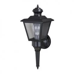 Promo ⭐ Patriot Lighting® Dualux Brookline III Black Motion Sensor Outdoor Security Wall Light 🥰 -Patriot Light Store 3561108 Alt4new