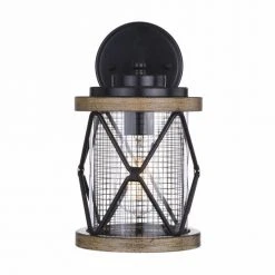 Discount 🥰 Patriot Lighting® Elegant Home Bodhi Black & Replica Wood Outdoor Wall Light ❤️ 7 Discount 🥰 Patriot Lighting® Elegant Home Bodhi Black & Replica Wood Outdoor Wall Light ❤️ -Patriot Light Store 3561113 Alt1