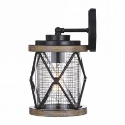 Discount 🥰 Patriot Lighting® Elegant Home Bodhi Black & Replica Wood Outdoor Wall Light ❤️ 8 Discount 🥰 Patriot Lighting® Elegant Home Bodhi Black & Replica Wood Outdoor Wall Light ❤️ -Patriot Light Store 3561113 Alt2