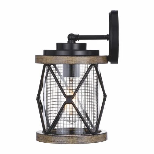 Discount 🥰 Patriot Lighting® Elegant Home Bodhi Black & Replica Wood Outdoor Wall Light ❤️ 5 Discount 🥰 Patriot Lighting® Elegant Home Bodhi Black & Replica Wood Outdoor Wall Light ❤️ - Image 3